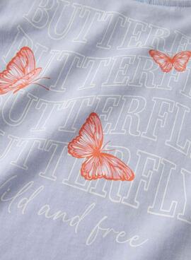 T-shirt Name It Elka bleu pour fille