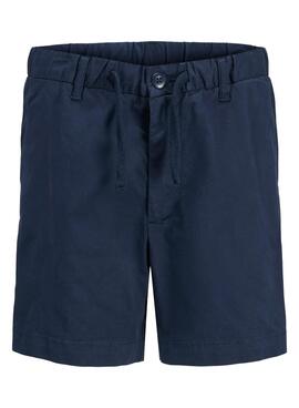 Bermuda Jack and Jones Jaiden bleu marine pour enfant