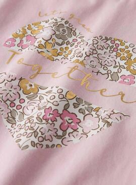  T-shirt Name It Hnanna rose pour fille.
