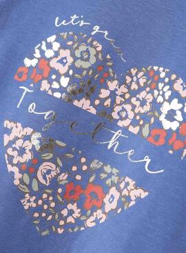 T-shirt Name It Hnanna bleu pour fille
