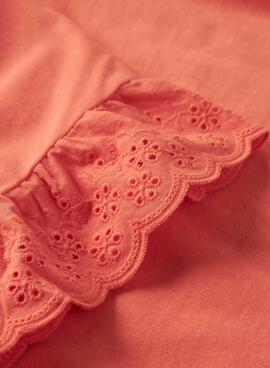 T-shirt Name It Rejaline orange pour fille