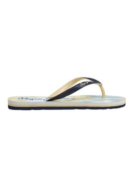 Tongs Pepe Jeans Dosert imprimées pour garçon.