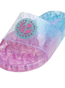 Tongs Pepe Jeans Wave Glam pailletées pour fille