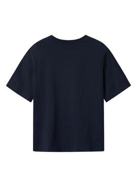 T-shirt Name It Irlan marine pour enfant.