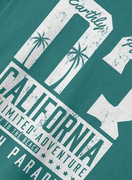 T-shirt Name It Irlan vert pour garçon.