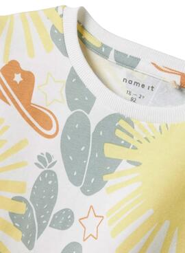 T-shirt Name It Anno blanc pour garçon
