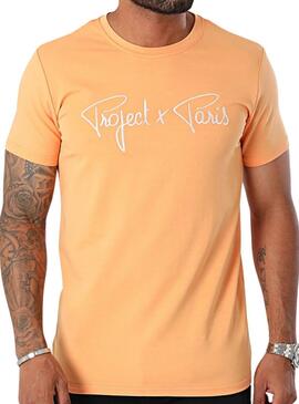 T-shirt Project x Paris Embroidery Logo beige pour hommes