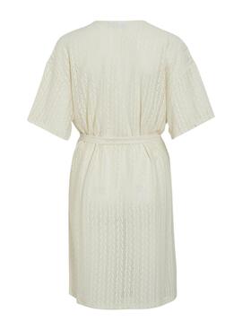 Kimono beige pour femme de la marque Vila Vigeneva
