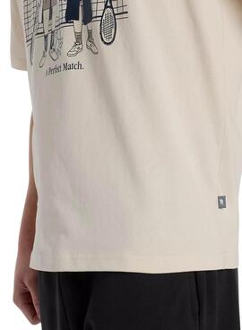T-shirt New Balance A Perfect Match beige pour homme