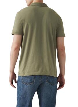 Polo Levis Housemark vert pour homme