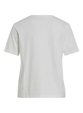 T-shirt Vila Visybill blanc pour femme