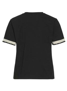 T-shirt Vila Vinajra noir pour femme