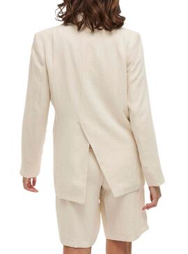 Blazer Vila Viflea beige pour femme