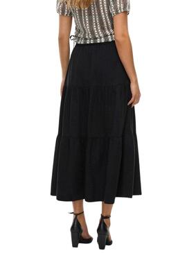 Jupe Vila Vilania noire pour femme