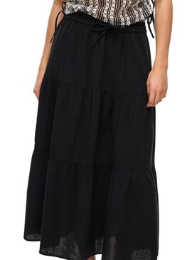 Jupe Vila Vilania noire pour femme