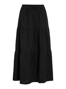 Jupe Vila Vilania noire pour femme