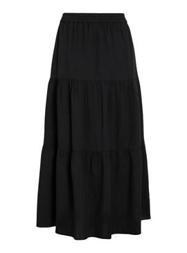 Jupe Vila Vilania noire pour femme