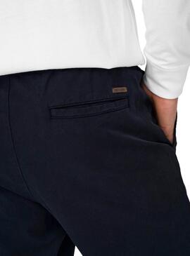 Pantalon Ony and Sons Linus Taper bleu marine pour homme