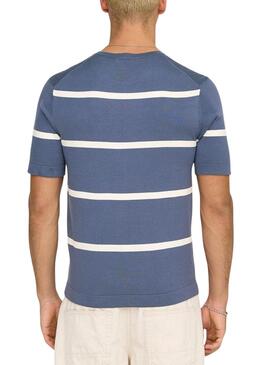 T-shirt Only and Sons Wyler à rayures bleues pour homme