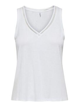 Top Only blanc uniquement Penny pour femme