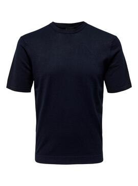 Maillot en tricot Only and Sons Wyler marine pour homme
