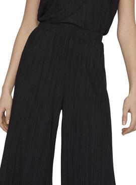 Pantalons Vila Viplisa plissé noir pour femme