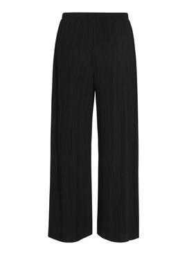 Pantalons Vila Viplisa plissé noir pour femme