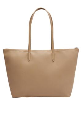 Sac à main Lacoste Tote Beige pour Femme