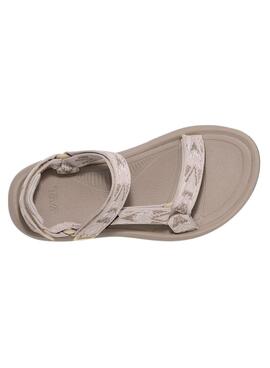 Sandales Teva Hurricane XLT2 ethniques beige pour femme.