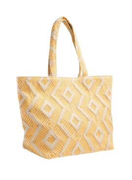 Sac Pieces PClotta jaune pour femme