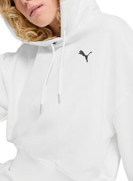  Sweatshirt Puma Wardrobe blanc pour femme