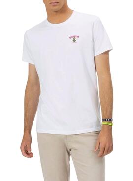 T-shirt El Pulpo Travel Family blanc pour homme