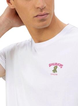 T-shirt El Pulpo Travel Family blanc pour homme