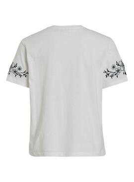 T-shirt Vila Visybil blanc pour femme