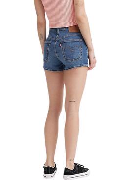 Shorts Levis 501 Original bleu pour femme.