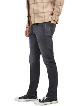 Pantalon en jean Jack and Jones Gleen noir pour homme