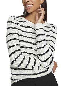 Maillot Vila Vidalo blanco y negro para mujer