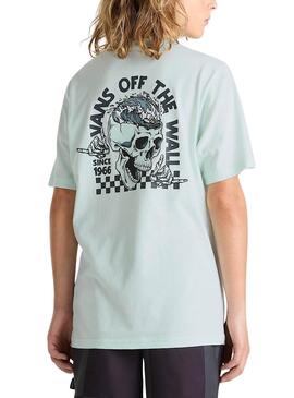 T-shirt Vans Headwaves turquoise pour enfant