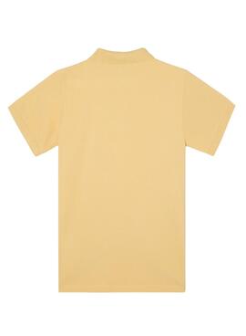 Polo Silbon Classique jaune pour homme