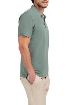 Polo Le Ganso Teint vert pour homme.