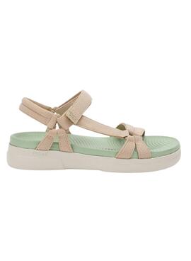 Sandales Walkin Pitas Claire beige pour femme