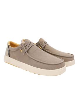 Chaussures Walkin Pitas Canna taupe pour homme