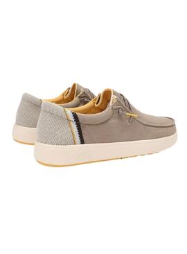 Chaussures Walkin Pitas Canna taupe pour homme