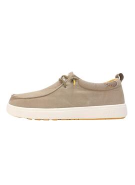 Chaussures Walkin Pitas Wallabi Biarritz beoge pour homme