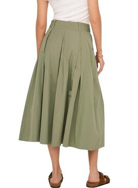 Jupe Only Lucinda verte pour femme.