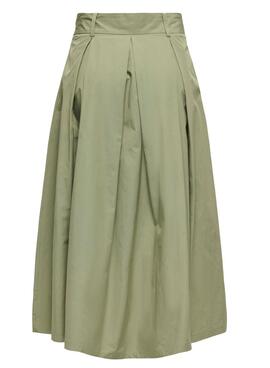 Jupe Only Lucinda verte pour femme.