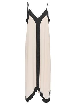 Robe Only Diana beige pour femme