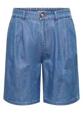 Bermudes Seulement Bea denim bleu pour femme