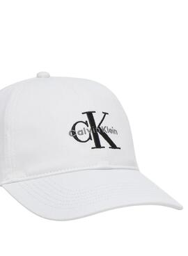 Casquette Calvin Klein Jeans Monologue Broderie blanche pour homme