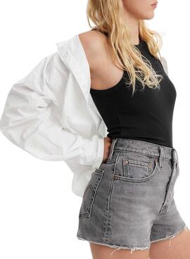 Shorts Levis 501 Original gris pour femme